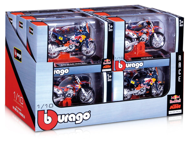 1:18 WRB KTM BIKE - 12 PIECES DISPLAY