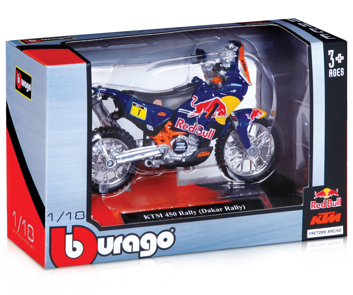 1:18 WRB KTM CYCLE - DISTRIBUTEUR 12 PIÈCES