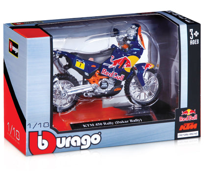 1:18 WRB KTM CYCLE - DISTRIBUTEUR 12 PIÈCES