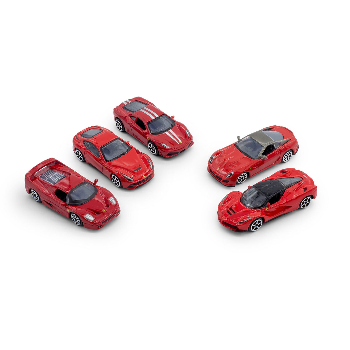 FERRARI RACE AND PLAY 1:64 5-PACK