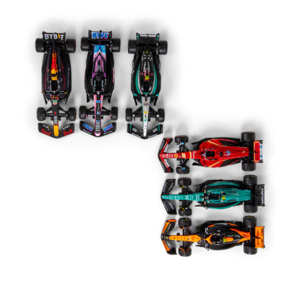 ASSORTIMENT DE VOITURES F1 1:43 2024 (24 PIÈCES EN CDU)