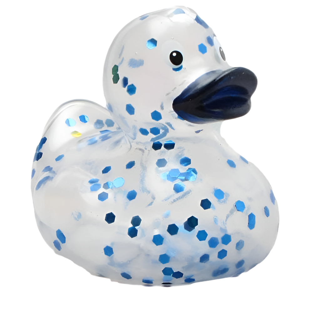 Canard Bleu à Paillettes
