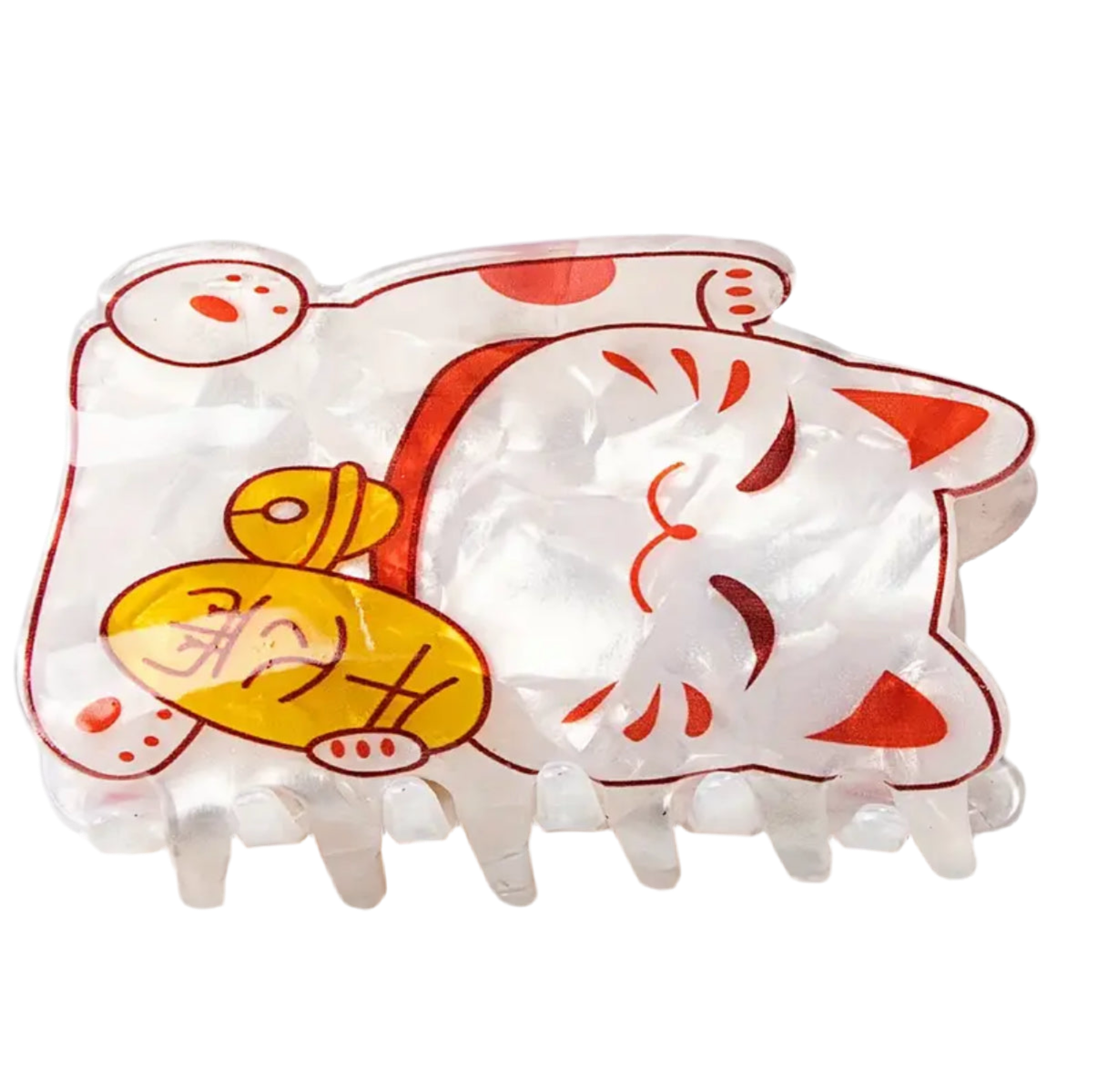 pince a cheveux chat chanceux