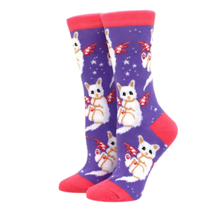Winged Cat Socks