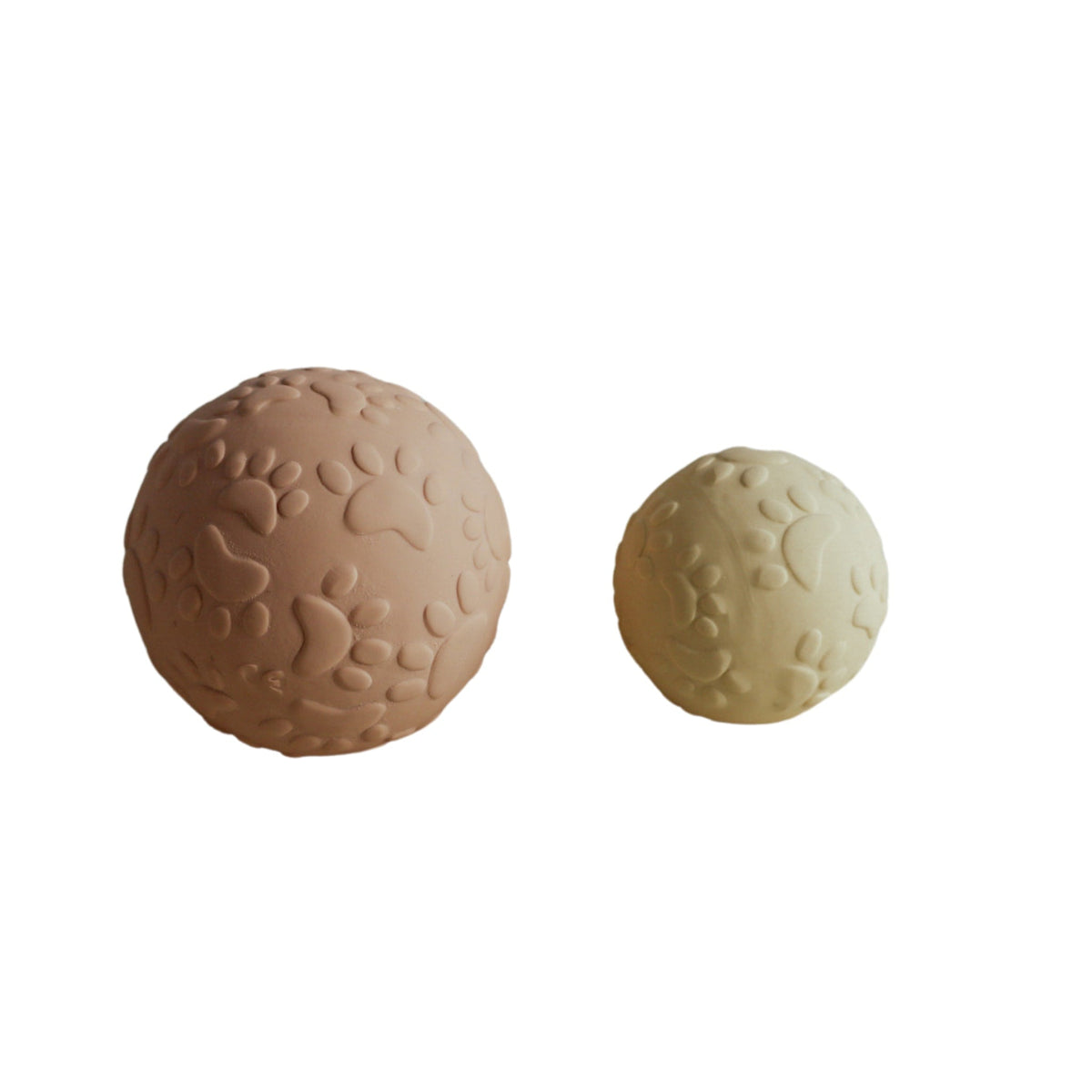 Set da 2 palline sensoriali Impronte – Giallo