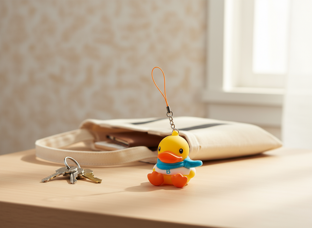 Porte-Clés Canard Hiver