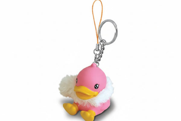 Rose duck keychain