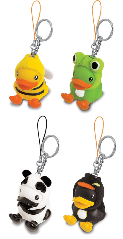 Panda duck keychain