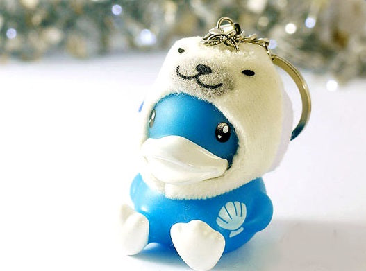 Seal duck keychain