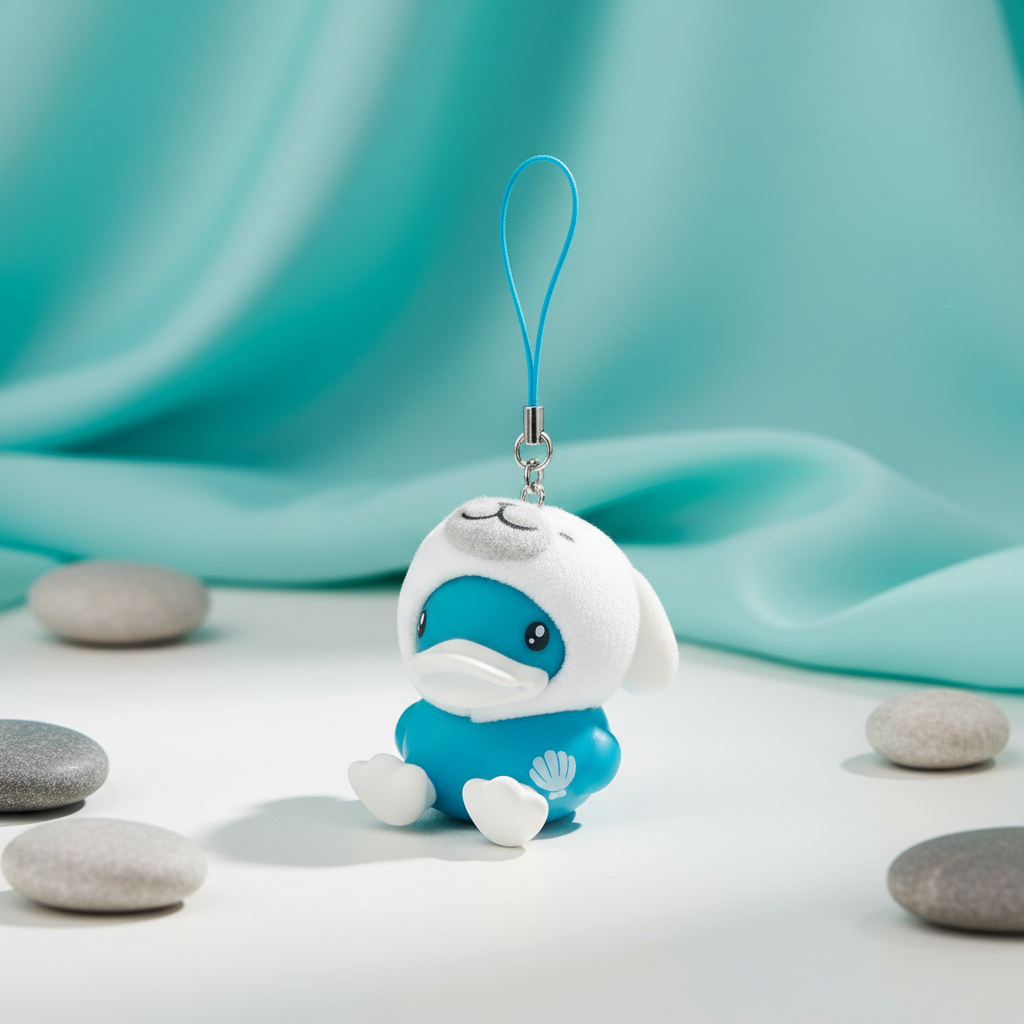 Seal duck keychain