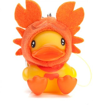 Crab duck keychain