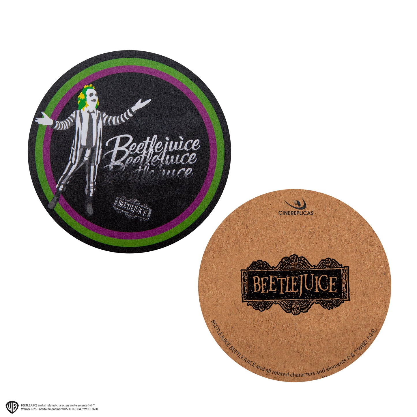 Beetlejuice Coaster Set - 4 Pack