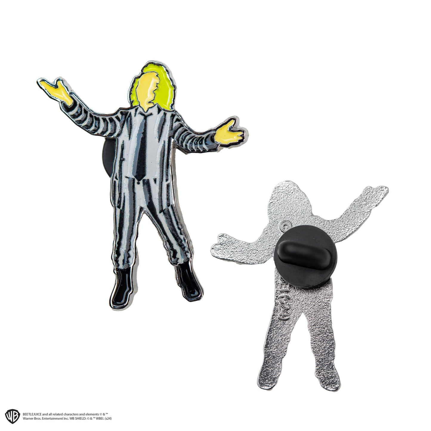 Set of 2 Beetlejuice Enamel Pins