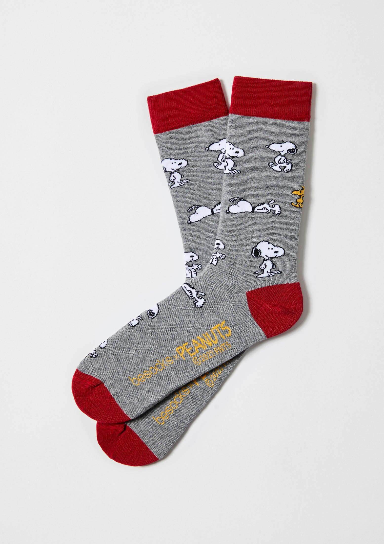 Chaussettes BeSnoopy Moon Gris