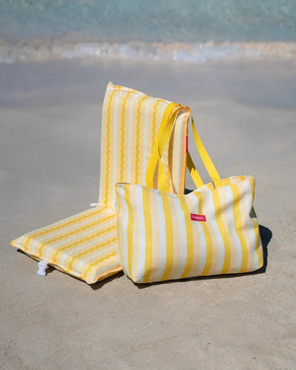 Large Zippered Beach Bag – BRUNET
