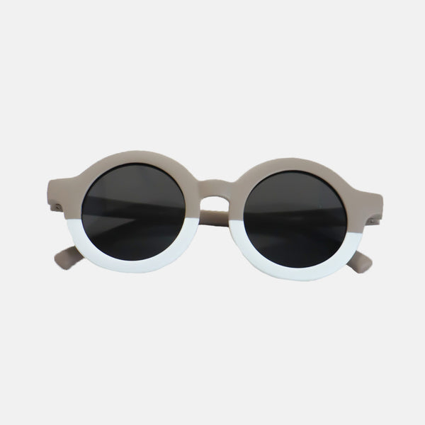 Lunettes de soleil Enfant Hop'Pop – CAT 3 – Bicolore Taupe Imparfait
