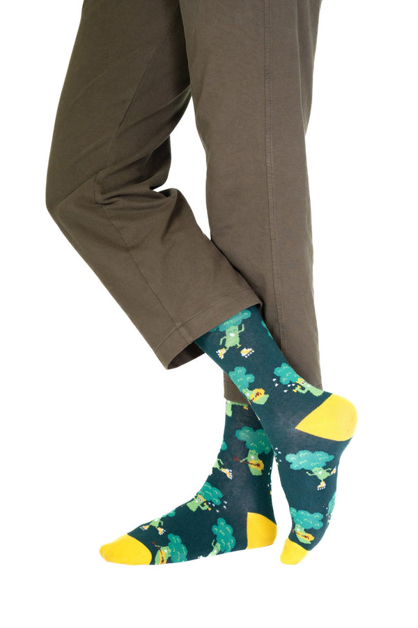 Dancing Broccoli Socks