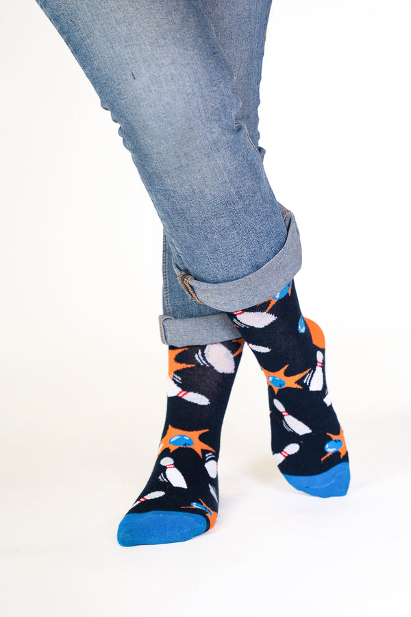 Bowling strike socks