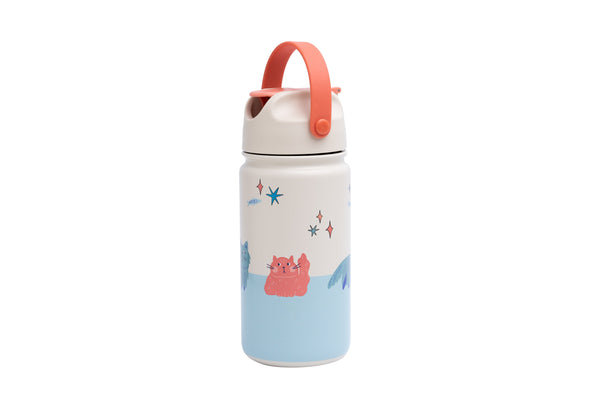 Stainless steel water bottle Meowtiful Cats