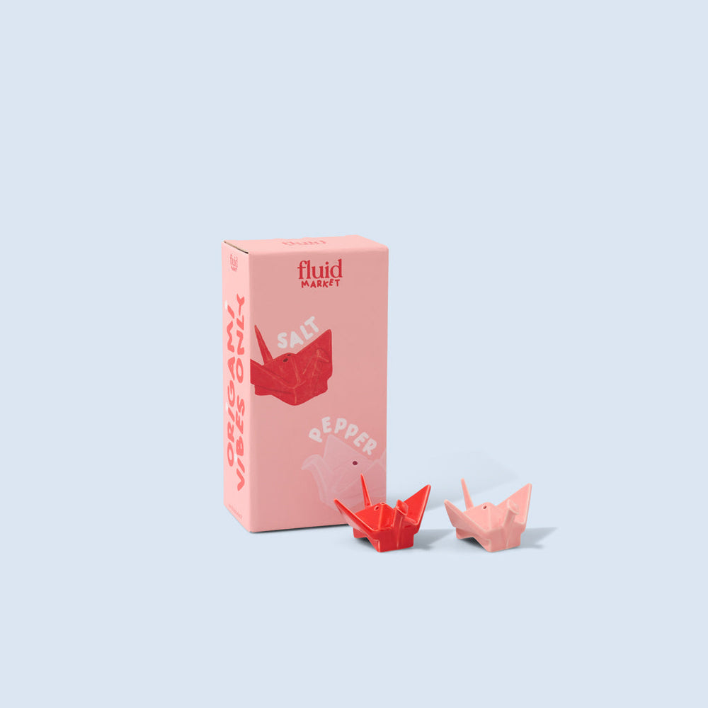 Salière et poivrière Origami