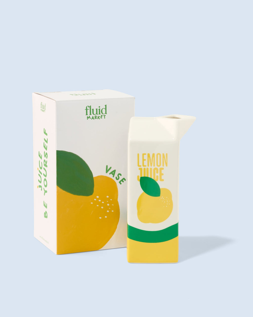 Vase lemon juice