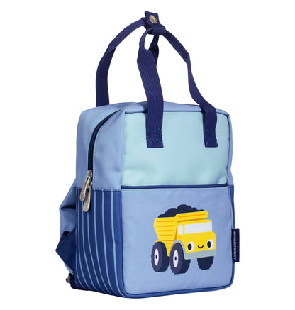 Petit sac à dos carré enfant - Camion-benne – vue 4 – A Little Lovely Company