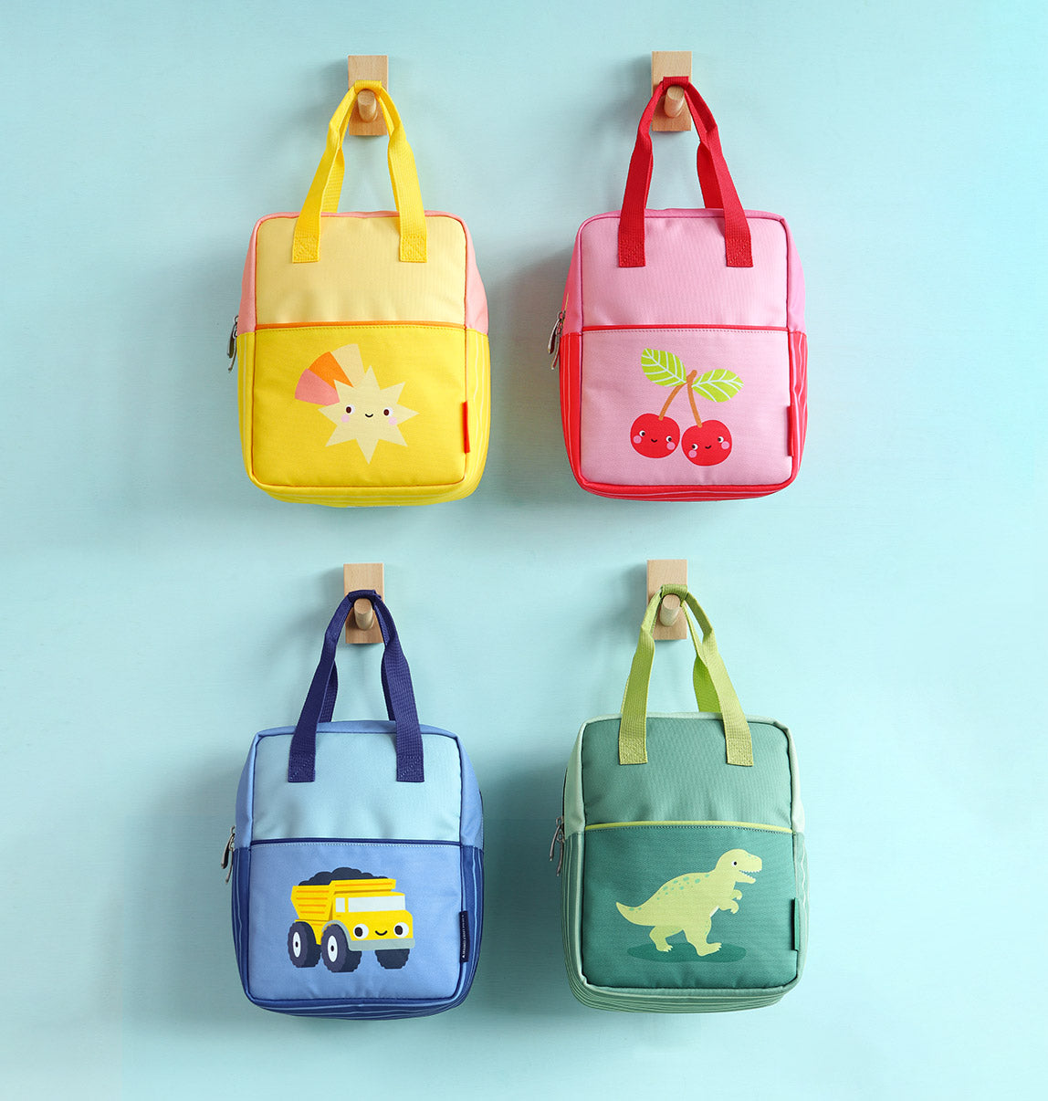 Petit sac à dos carré enfant - Camion-benne – vue 8 – A Little Lovely Company