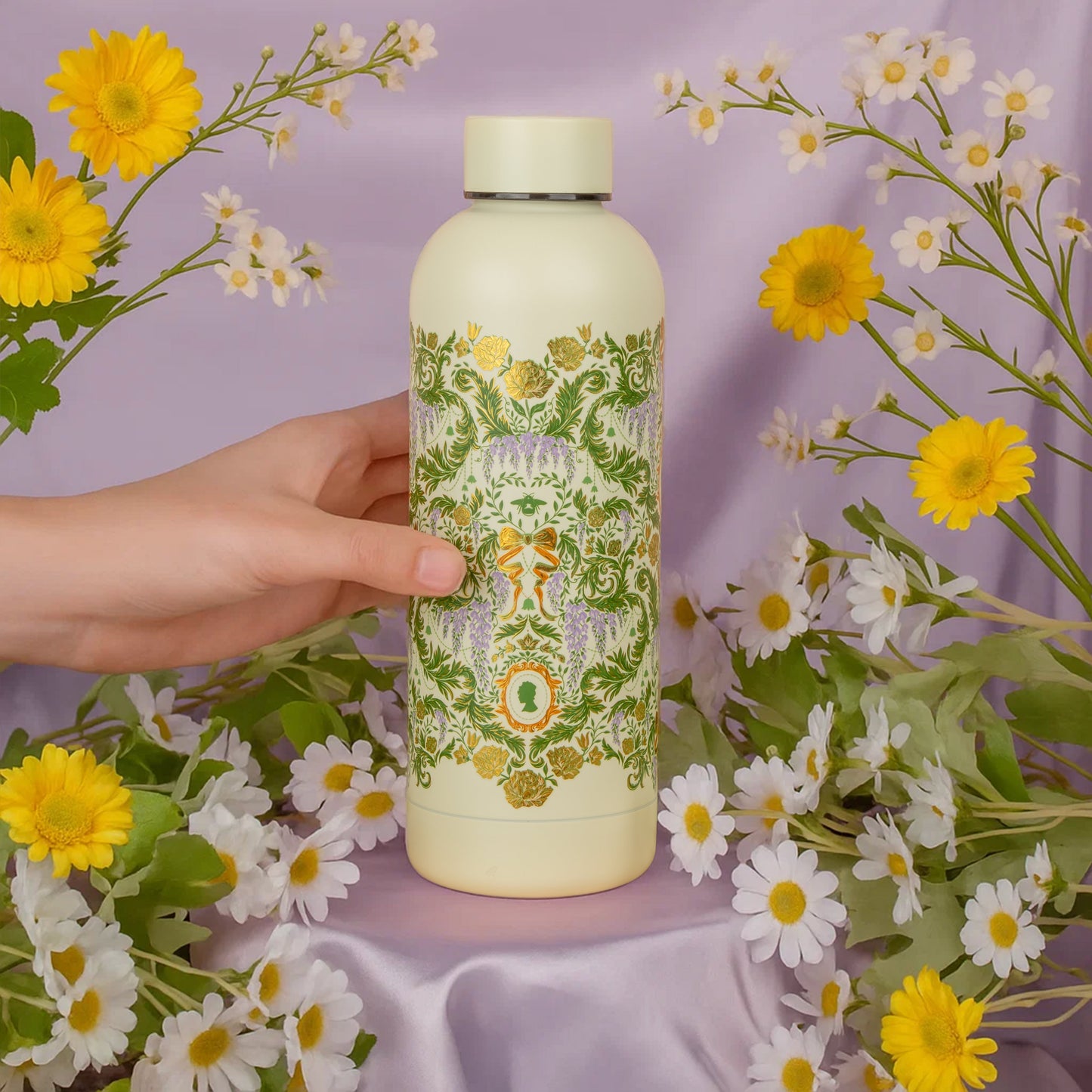 Bridgerton Green Insulated Signature Water Bottle