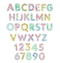 Lettres de bain en mousse - Fleurs