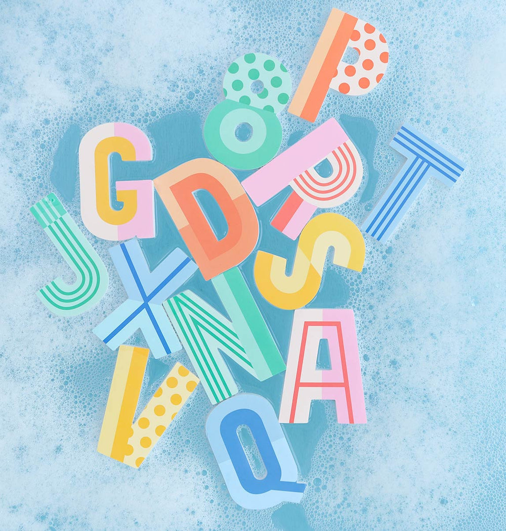Lettres de bain en mousse - Fun