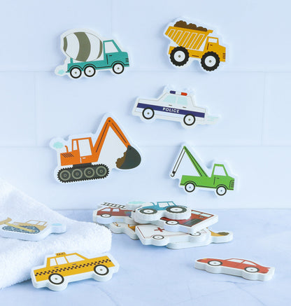 Jouets de bain en mousse - Véhicules – vue 5 – A Little Lovely Company