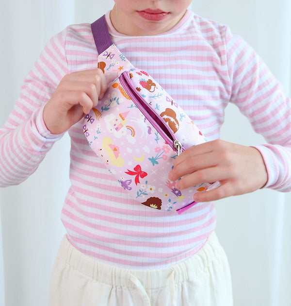 Sac banane enfant - Princesses – vue 2 – A Little Lovely Company
