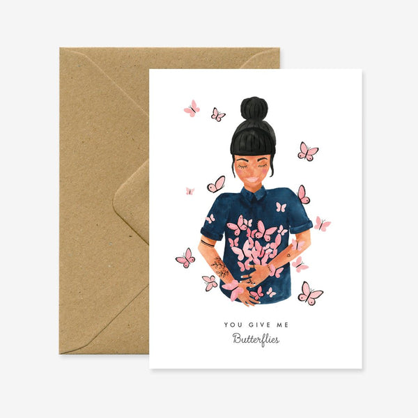 Butterflies - Greeting Card
