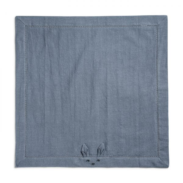 Set of 2 TEDER Blue / Juniper Blue table towels