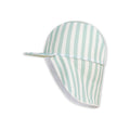 Sun Cap - Green/White - Crosslines - 0/2 Years
