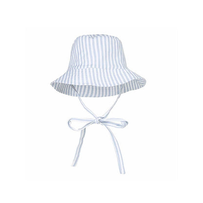 Sun Hat - Blue/White - Blue Stripes