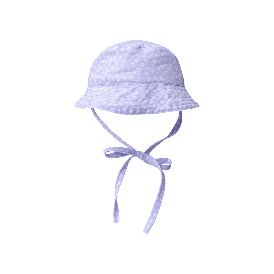 Sun Hat - Lila - Leopard