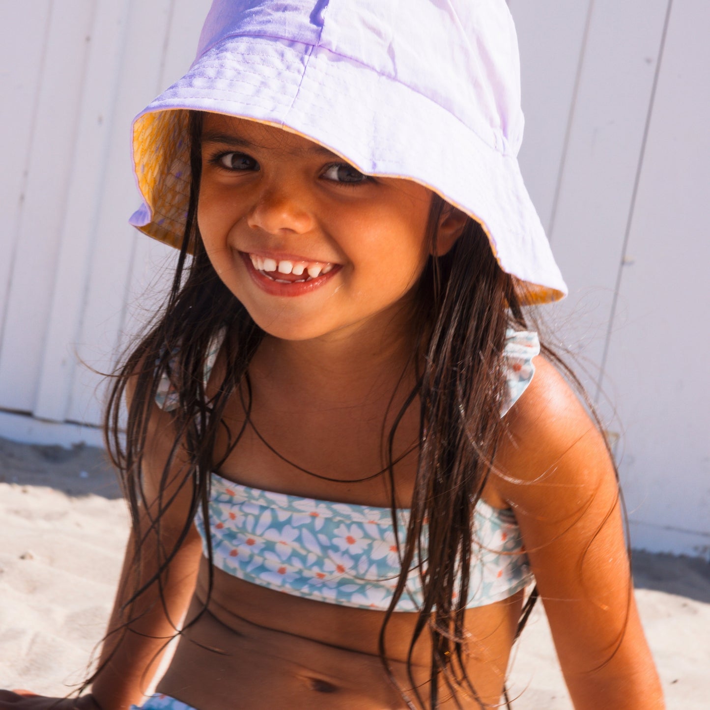 Reversible Sun Hat - Yellow - Florish