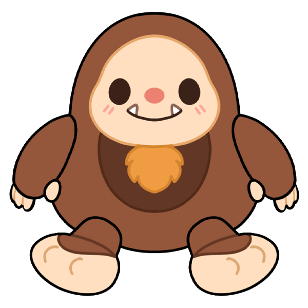 Peluche Mini Squishable – Bébé Bigfoot