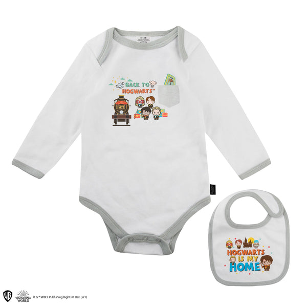 *Hogwarts baby bodysuit and bib