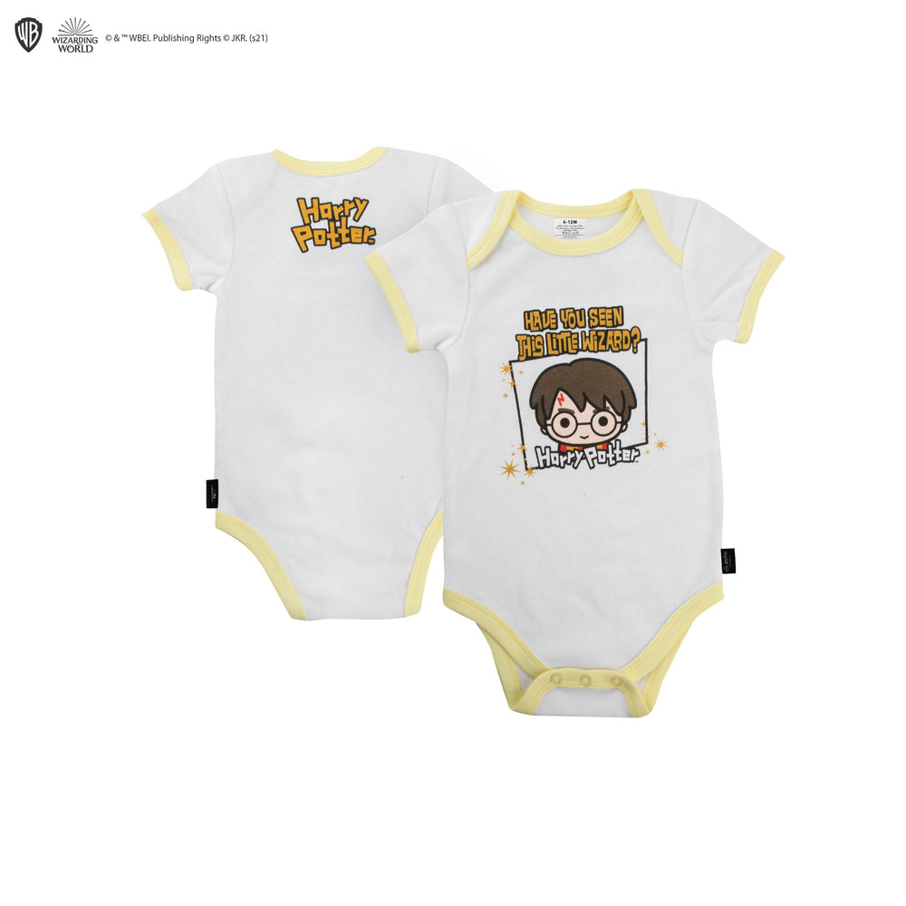 Baby bodysuit and "Little Wizard" bib