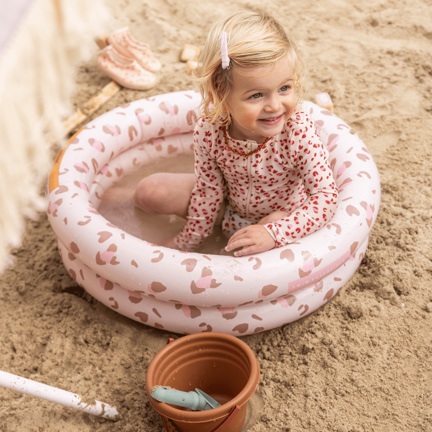 Baby Pool - Old Pink - Leopard - Ø 60 cm