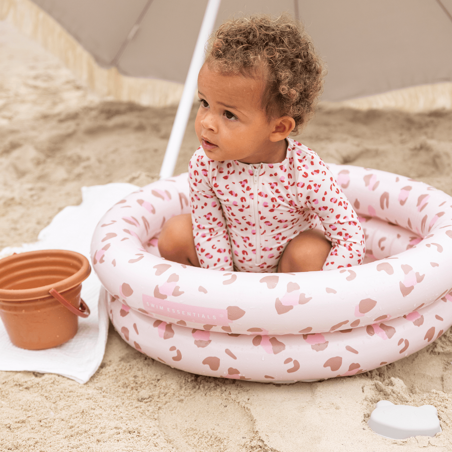 Baby Pool - Old Pink - Leopard - Ø 60 cm