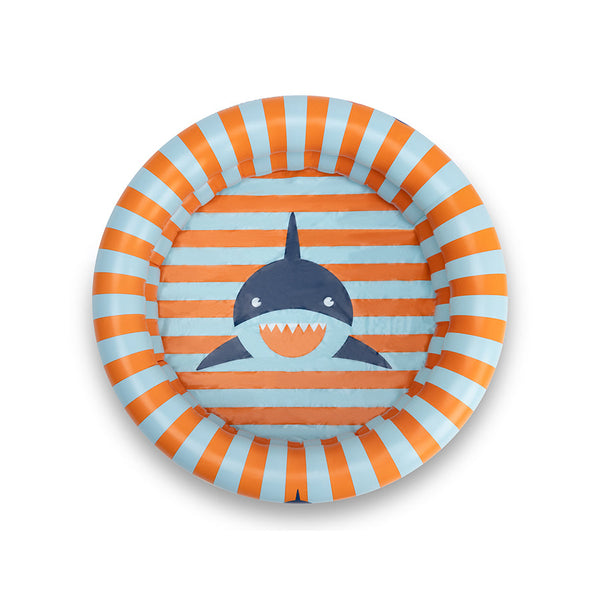 Baby Pool - Orange/Blue - Tropical Shark - Ø 60 cm