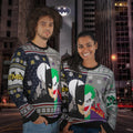 Maglione di Natale Batman contro Joker
