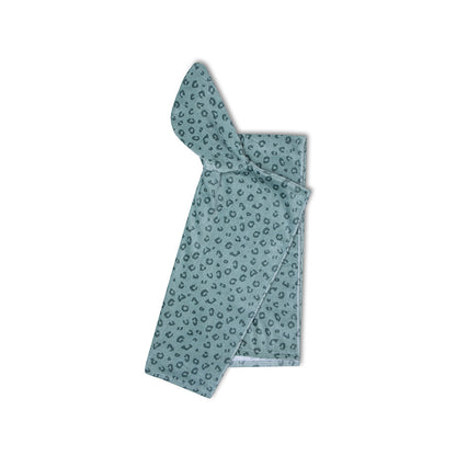 Beach Poncho - Green - Leopard Print - 65 x 65 cm