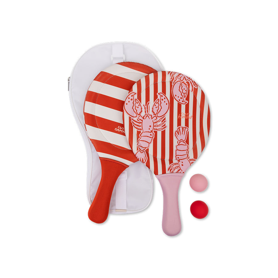 Beach Tennis Set - Pink - Lobster Bay