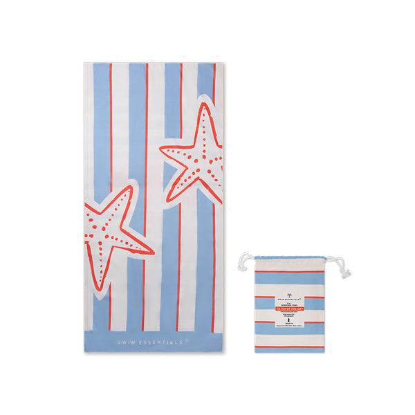 Microfiber Beach Towel - Multicolored - Catch Of The Day - 180 x 90 cm