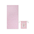 Beach Towel Microfiber - Pink - Shell Tastic - 135 x 65 cm