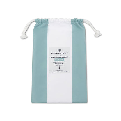 Microfiber Beach Towel - Green - Cheers - 180 x 180 cm